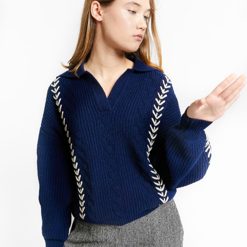 Tahiti Sweater - Navy