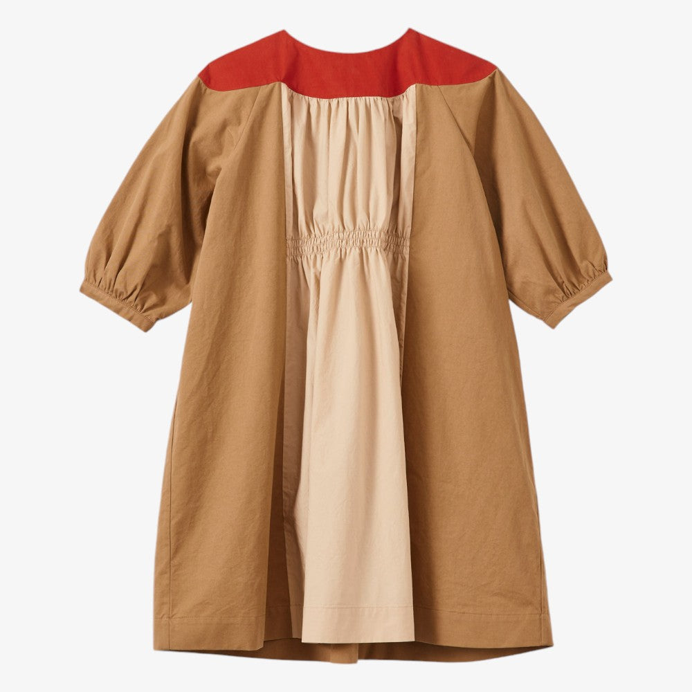 Taylen Dress - Camel Multi