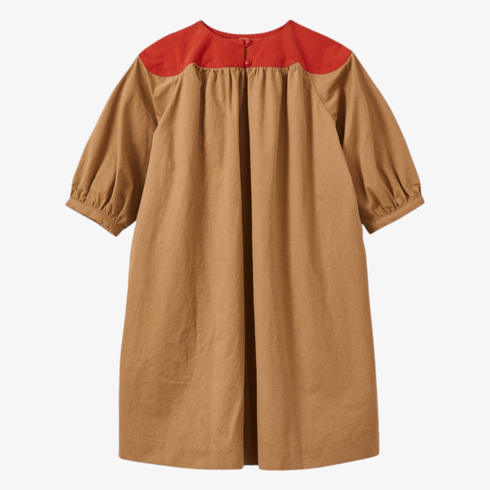 Taylen Dress - Camel Multi