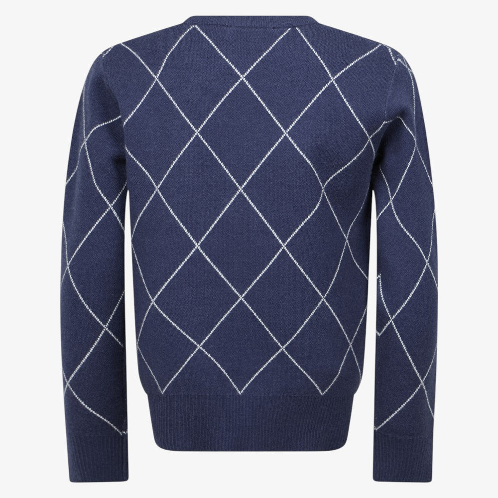 Arygle Sweater - Blue