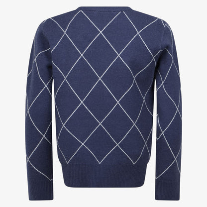Arygle Sweater - Blue