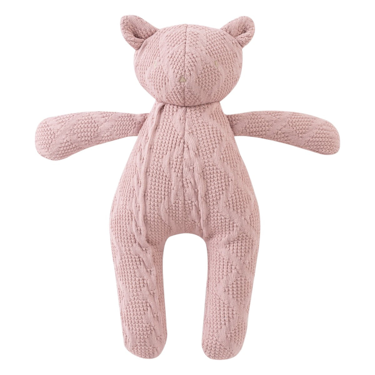 Cable Knit Teddy - Mauve