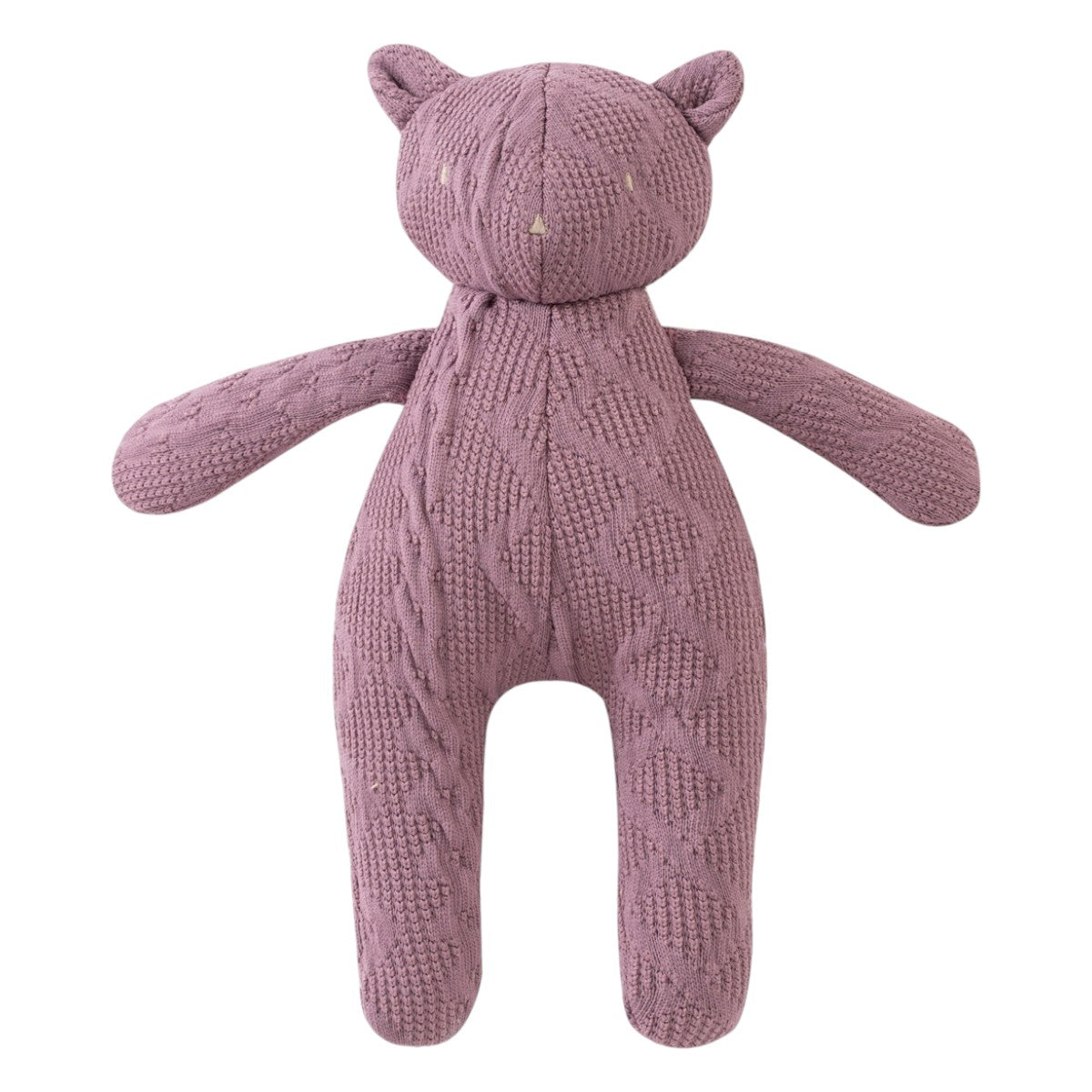 Cable Knit Teddy - Violet