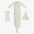 Flying Ribbon Gown Set - White & Blue