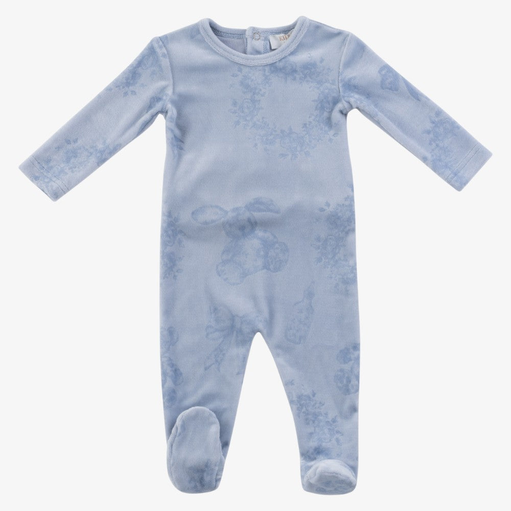 Petit Toile Footie - Blue