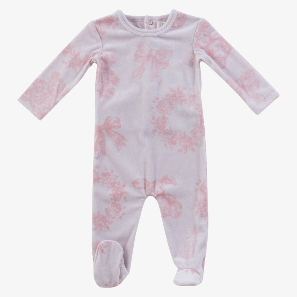 Petit Toile Footie - Pink