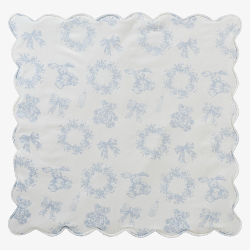 Petit Toile Take Me Home Set - White &amp; Blue