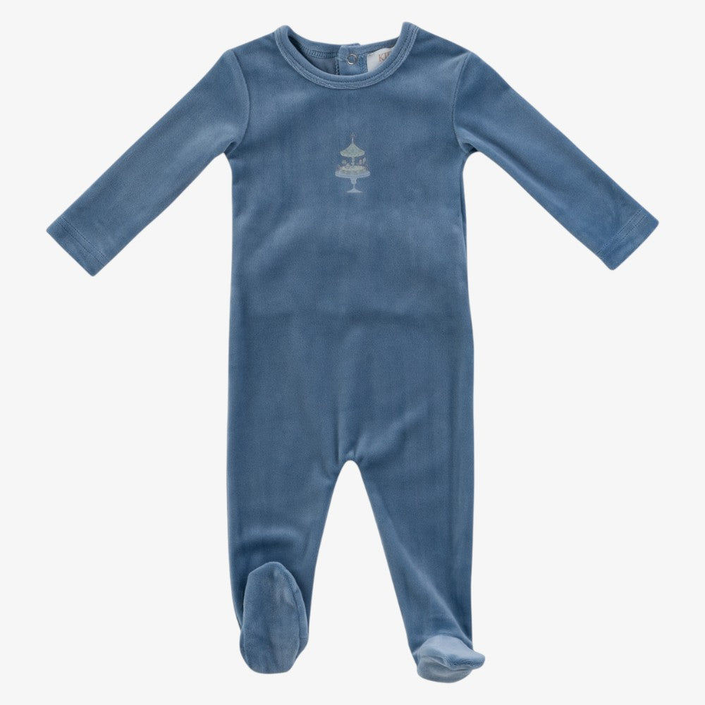 Party Cake Footie - Blue