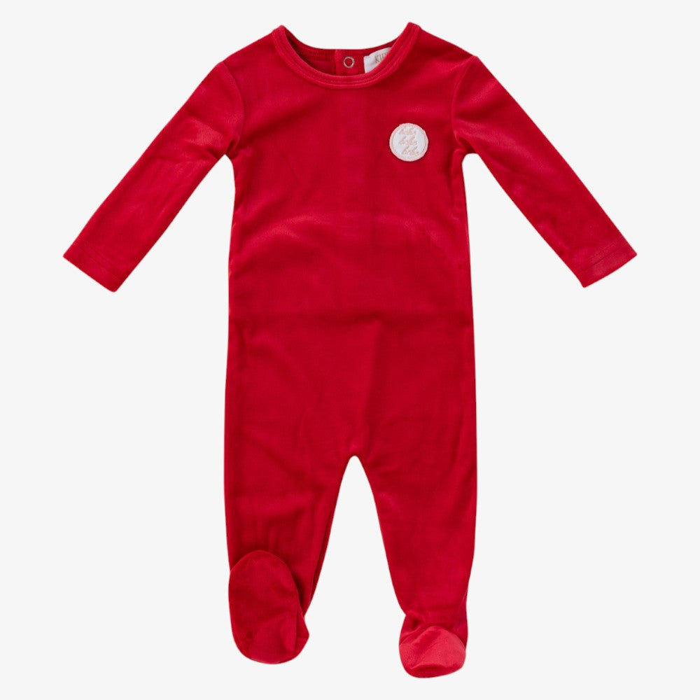 Trio Bebe Footie - Coral