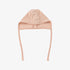 Felt Plaid Bonnet - Pink