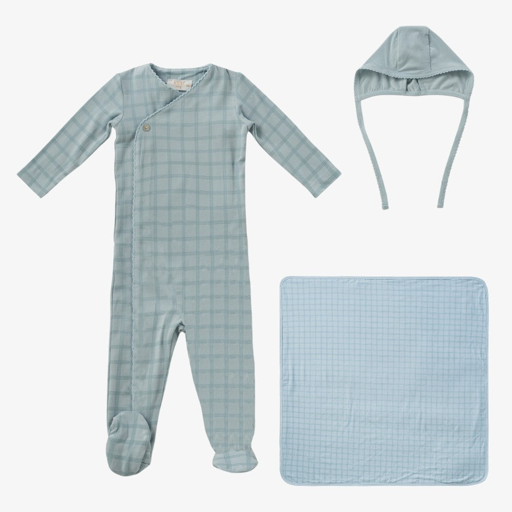 Felt Plaid Take Me Home Set - Sage