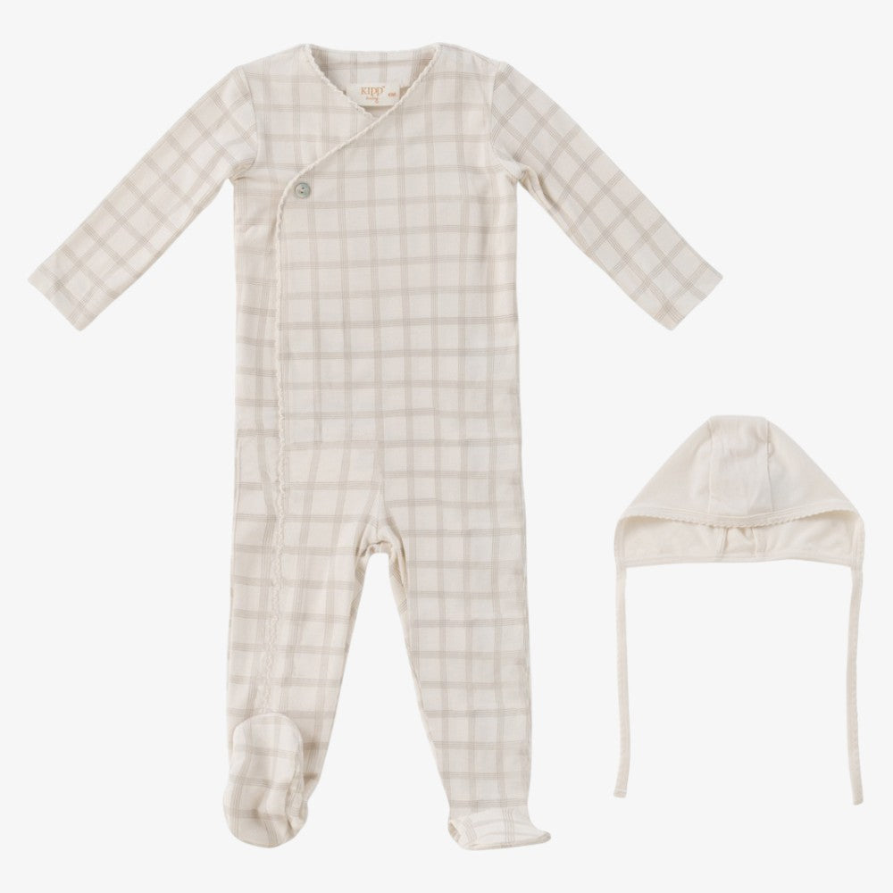 Felt Plaid Take Me Home Set - White