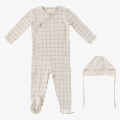 Felt Plaid Take Me Home Set - White