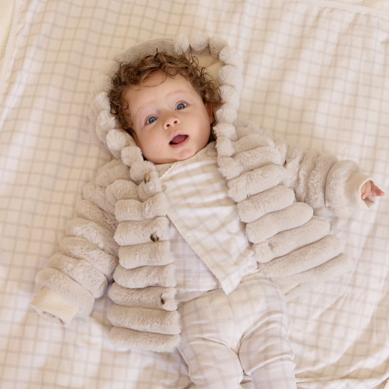 Fur Jacket - Stone