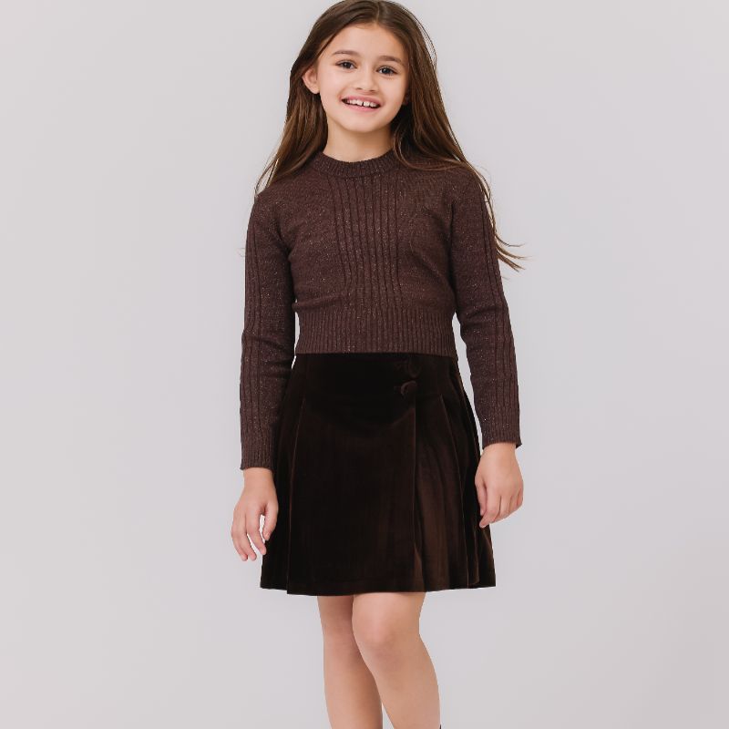 Dahlia Skirt - Chocolate