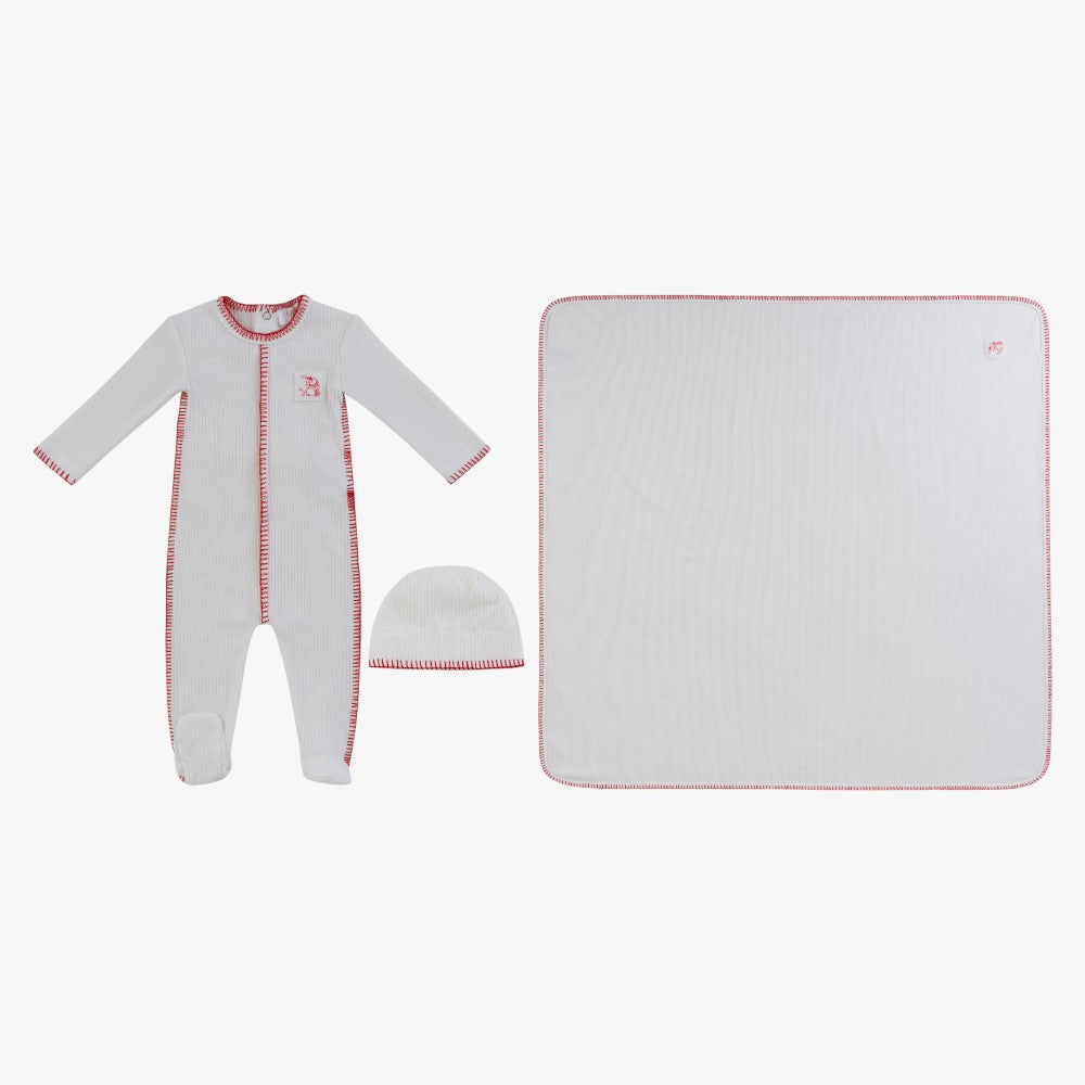 Bunny Rib Take Me Home Set - Red