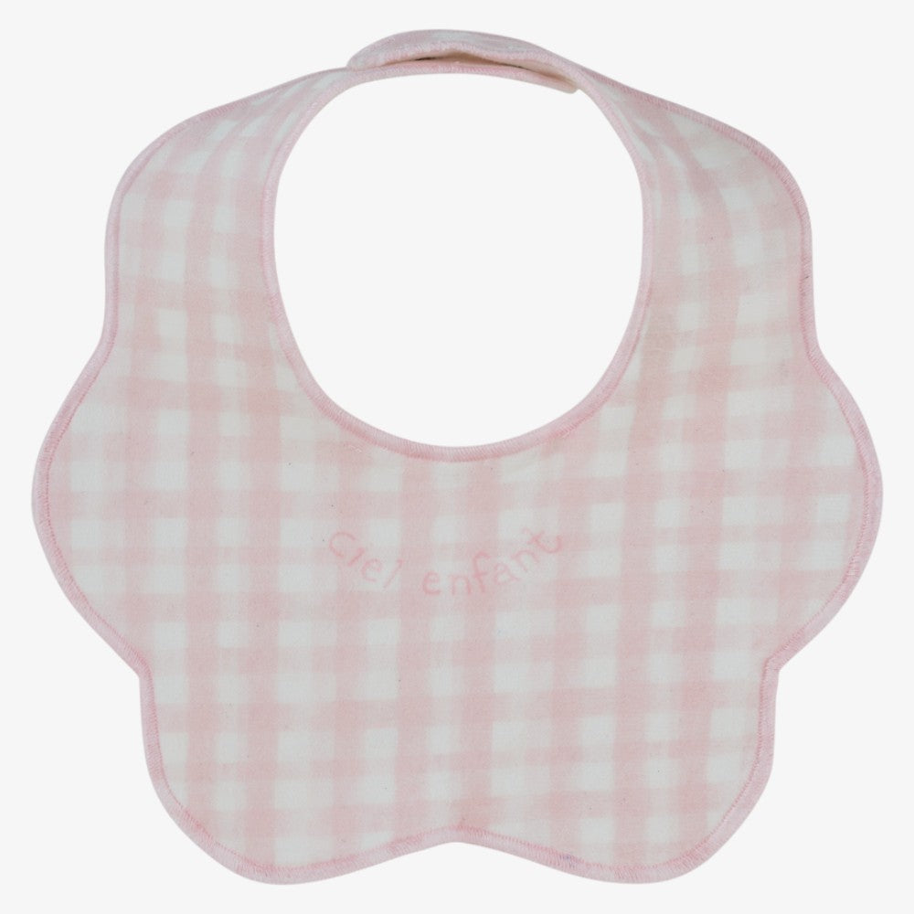 Gingham Bib - Pink