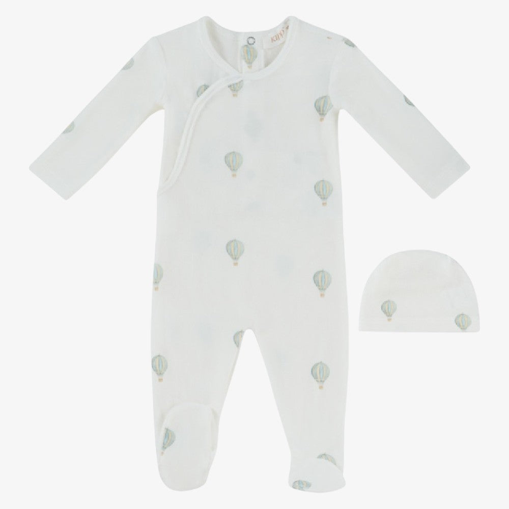 Ciel Enfant Wrap Footie - Blue