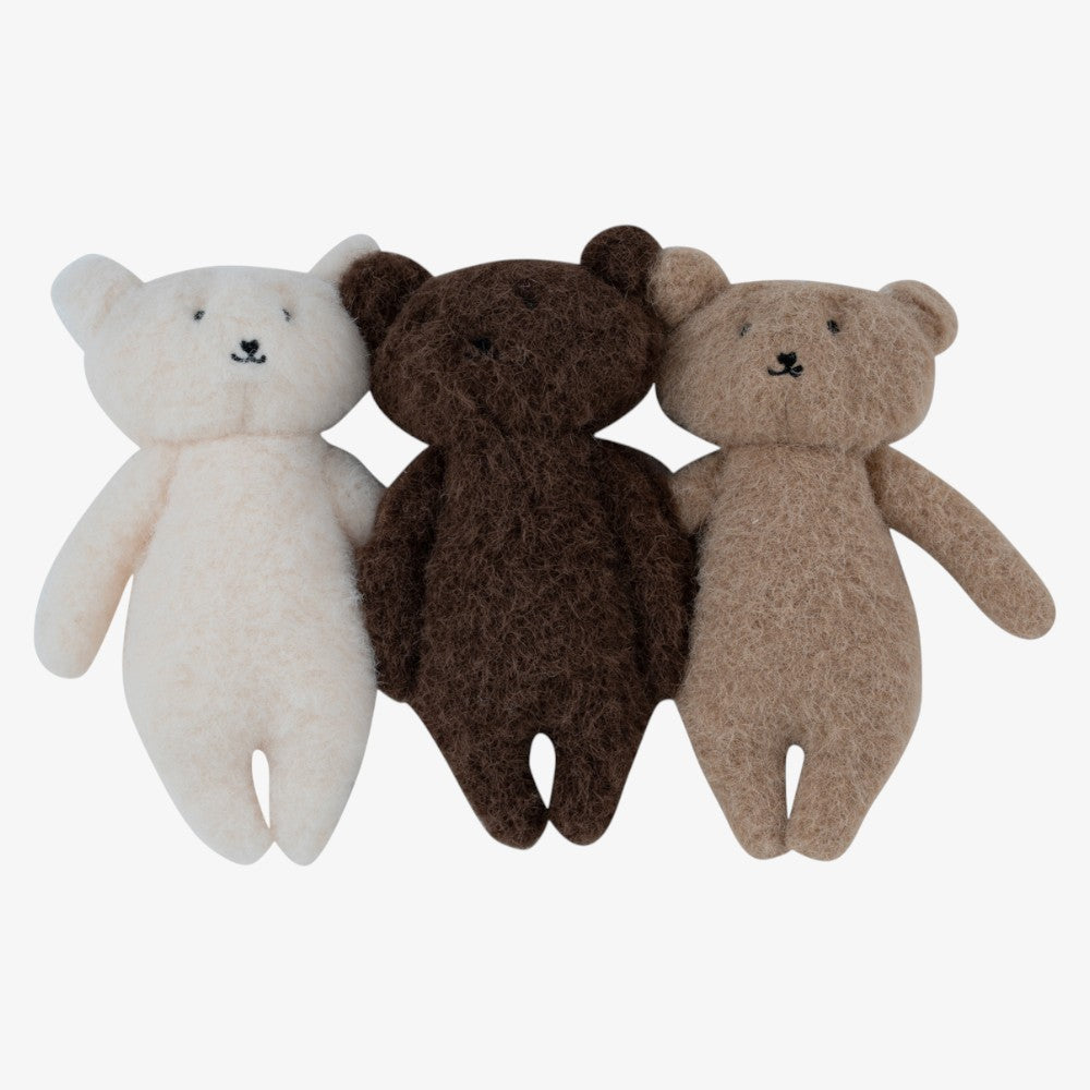 Mon Bebe Teddy Trio - Chocolate
