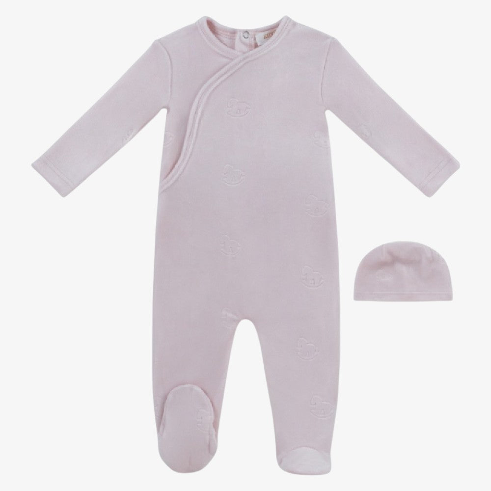Whinny Footie And Hat - Pink
