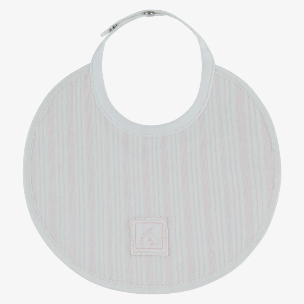 Stripe Stamp Bib - Pink