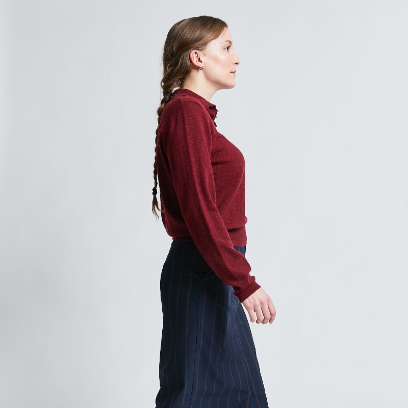 Tea Sweater - Merlot