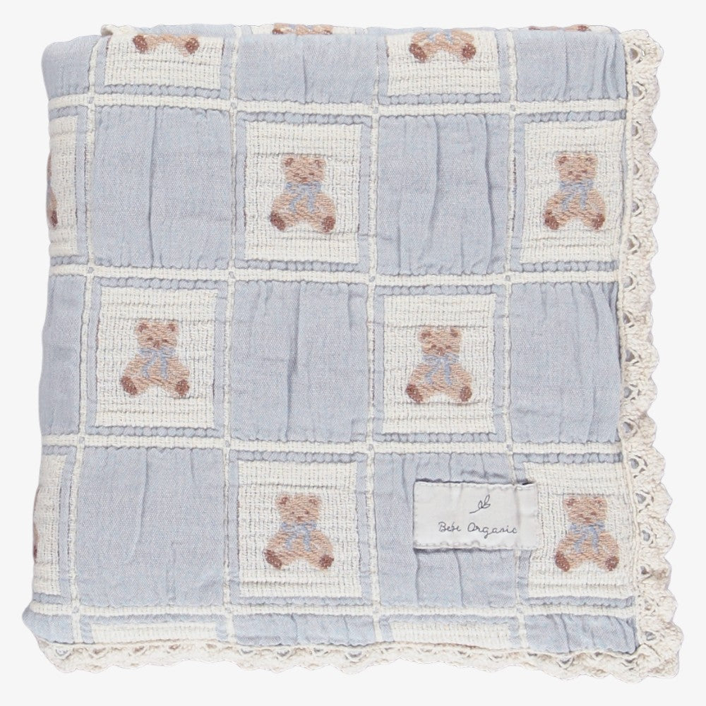 Teddy Blanket - Blue