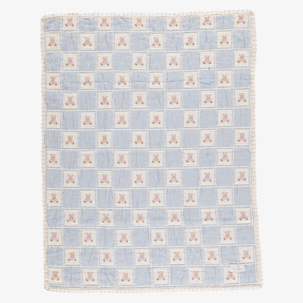 Teddy Blanket - Blue