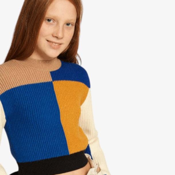 Colorblock Sweater - Multi