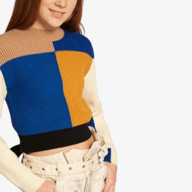 Colorblock Sweater - Multi