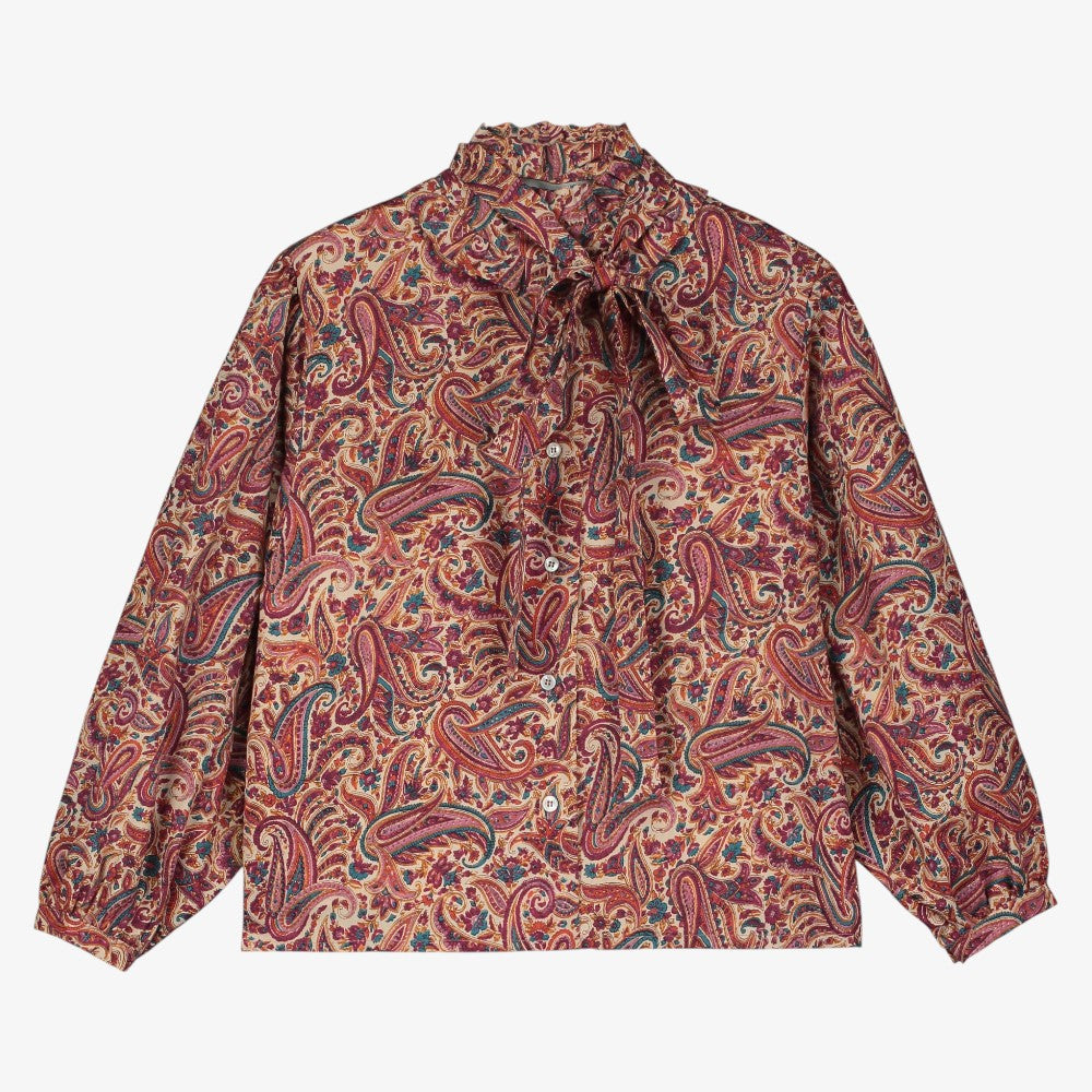 Paisley Blouse - Brown