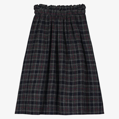 Checked Skirt - Grey