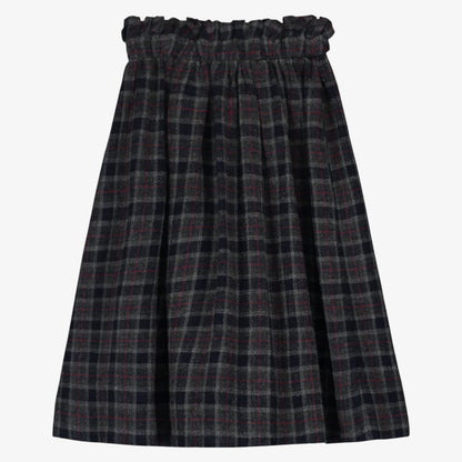 Checked Skirt - Grey