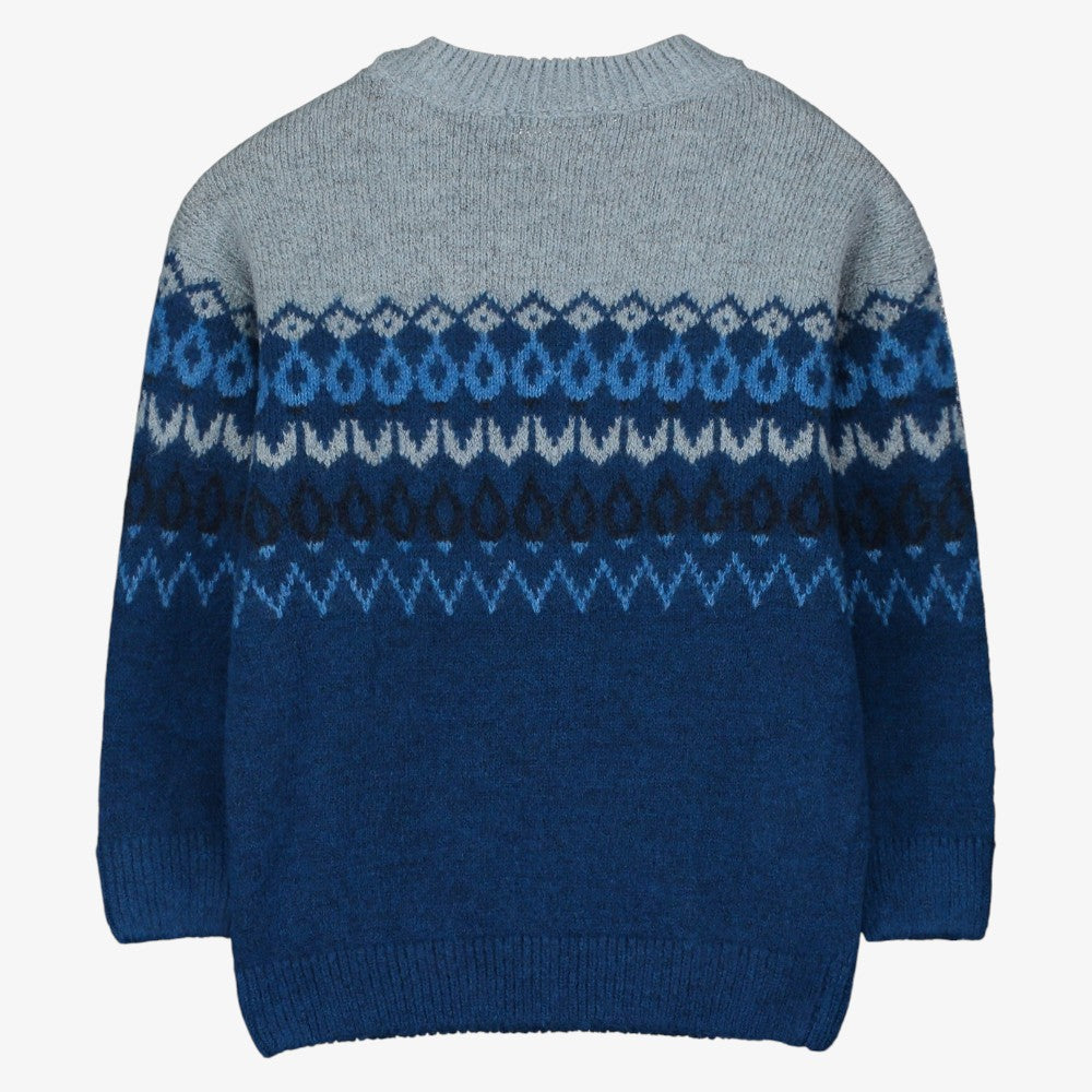 Graphic Sweater - Blue