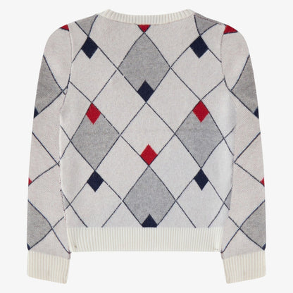 Check Sweater - Blue