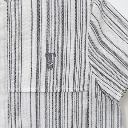 Stripe Pocket Shirt - Black