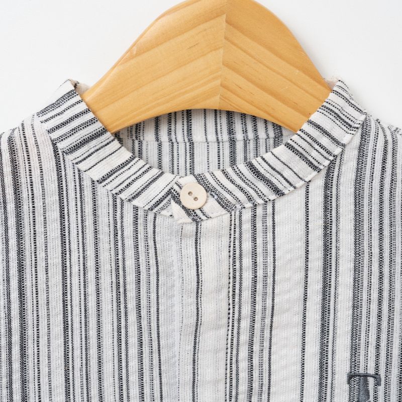 Stripe Pocket Shirt - Black
