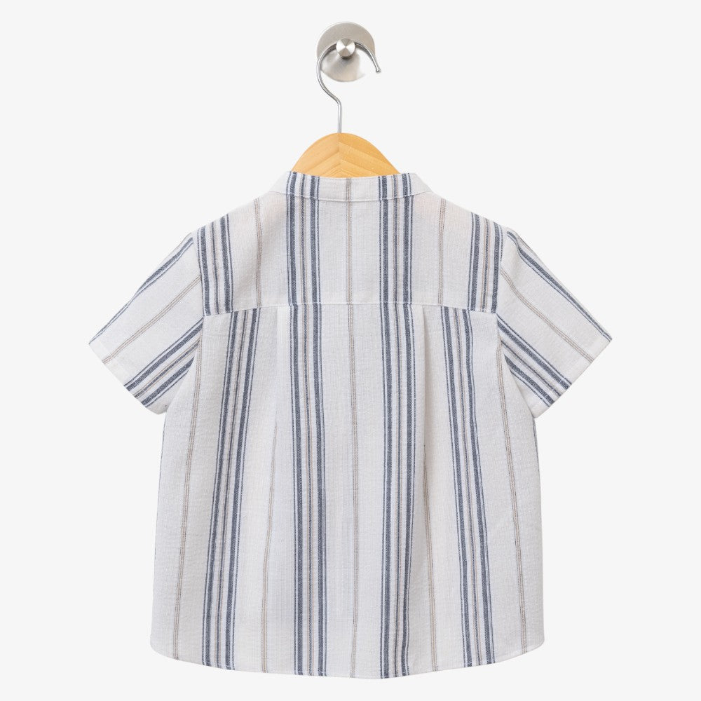Stripe Pocket Shirt - Blue