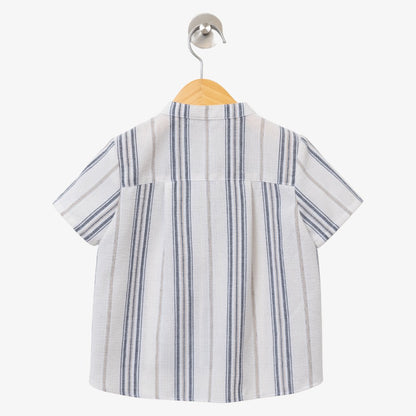 Stripe Pocket Shirt - Blue