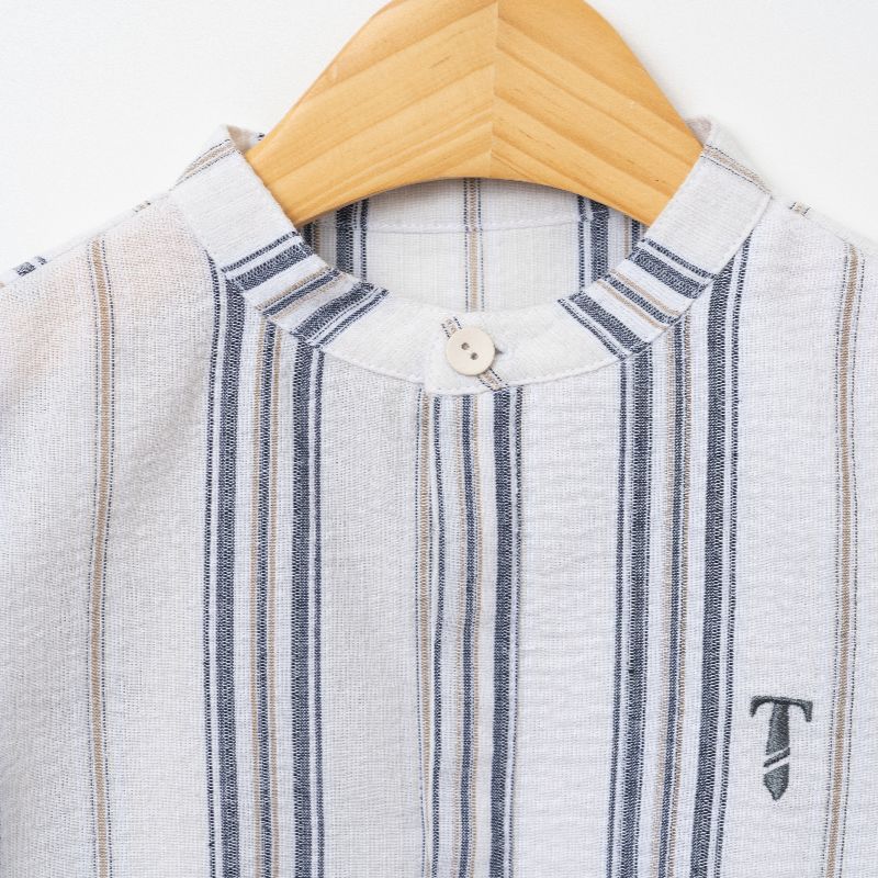 Stripe Pocket Shirt - Blue