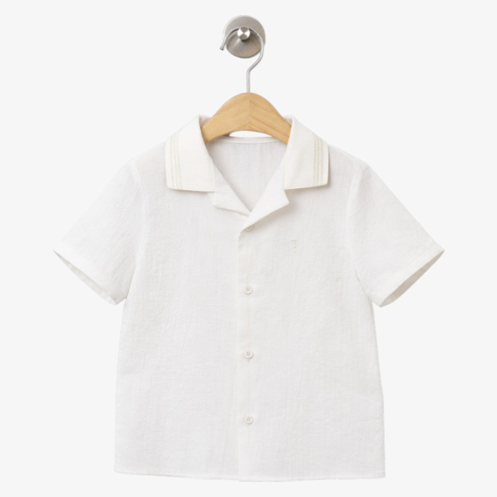 Collar Shirt - White