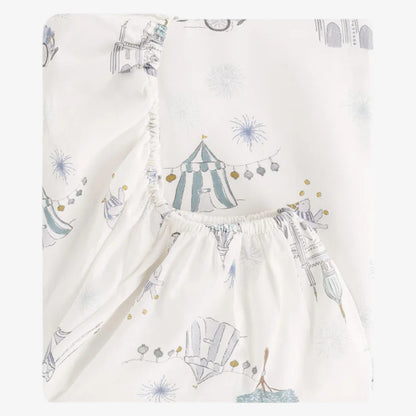 Crib Sheet - Wonderland Aqua
