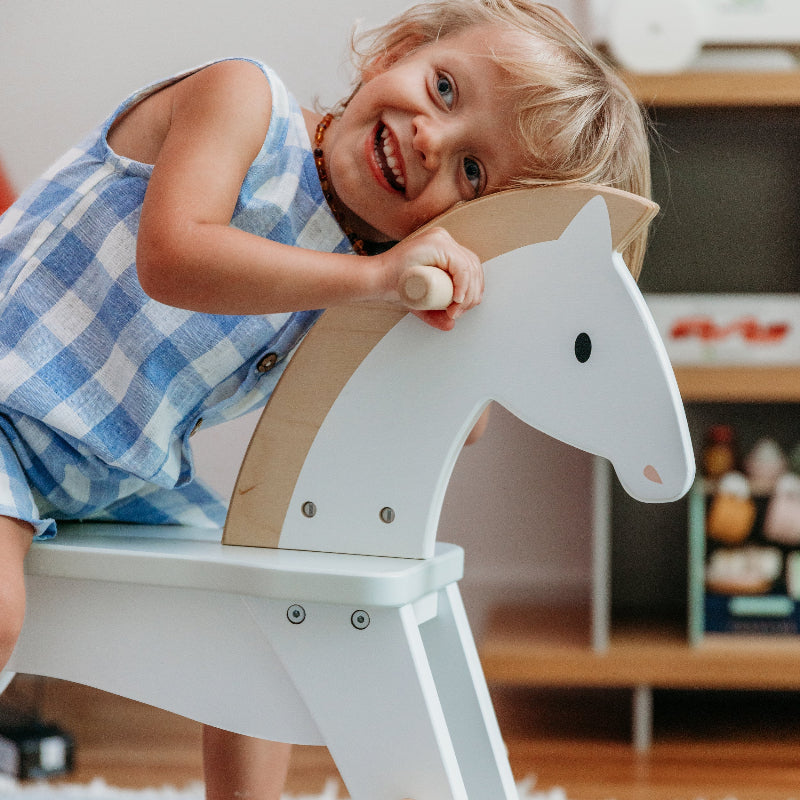 Lucky Rocking Horse - Natural