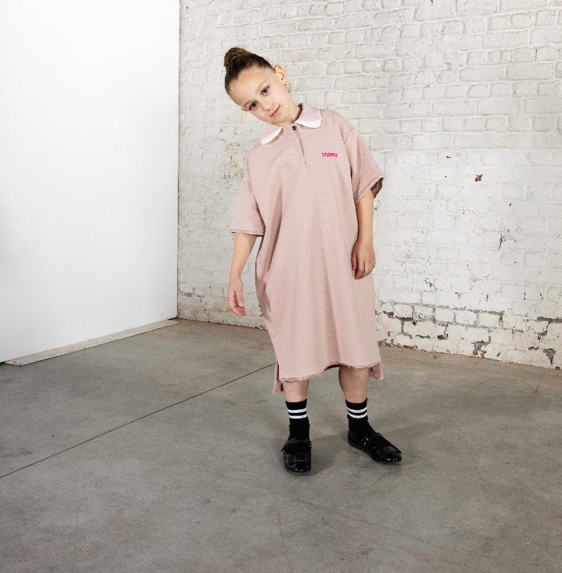 T-Shirt Dress - Powder Pink