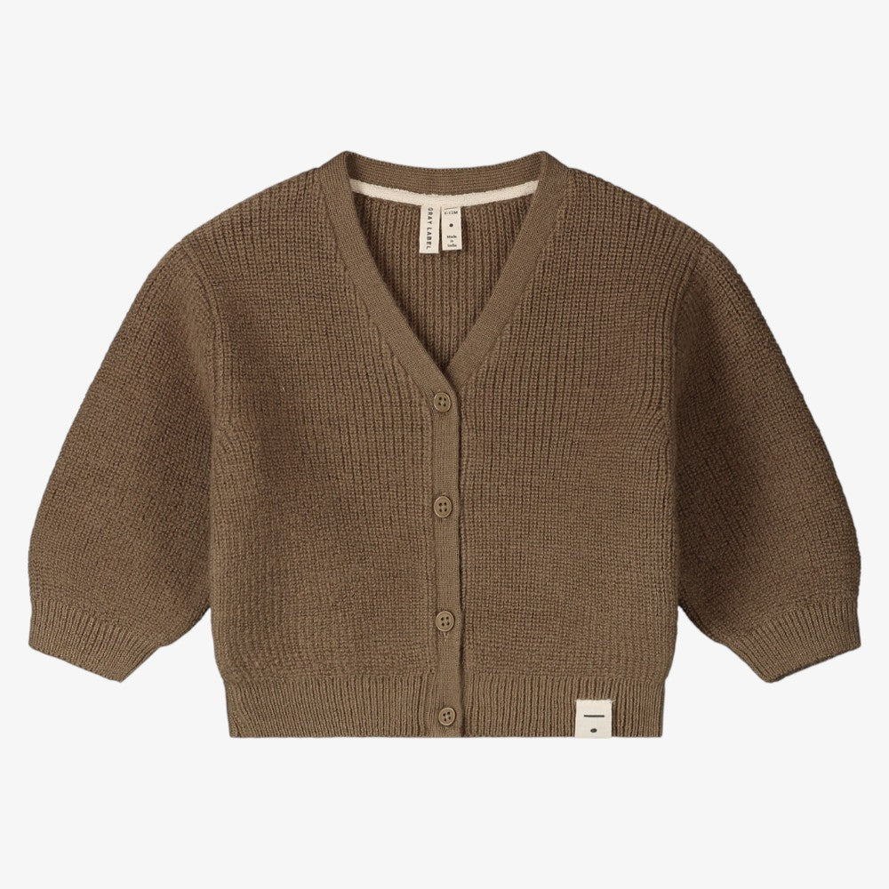 Knitted Cardigan - Wood