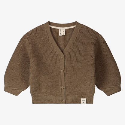Knitted Cardigan - Wood