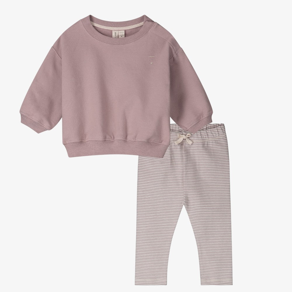 Sweatshirt Set - Berry