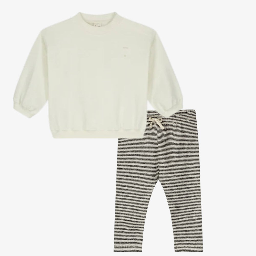 Sweatshirt Set - Cream