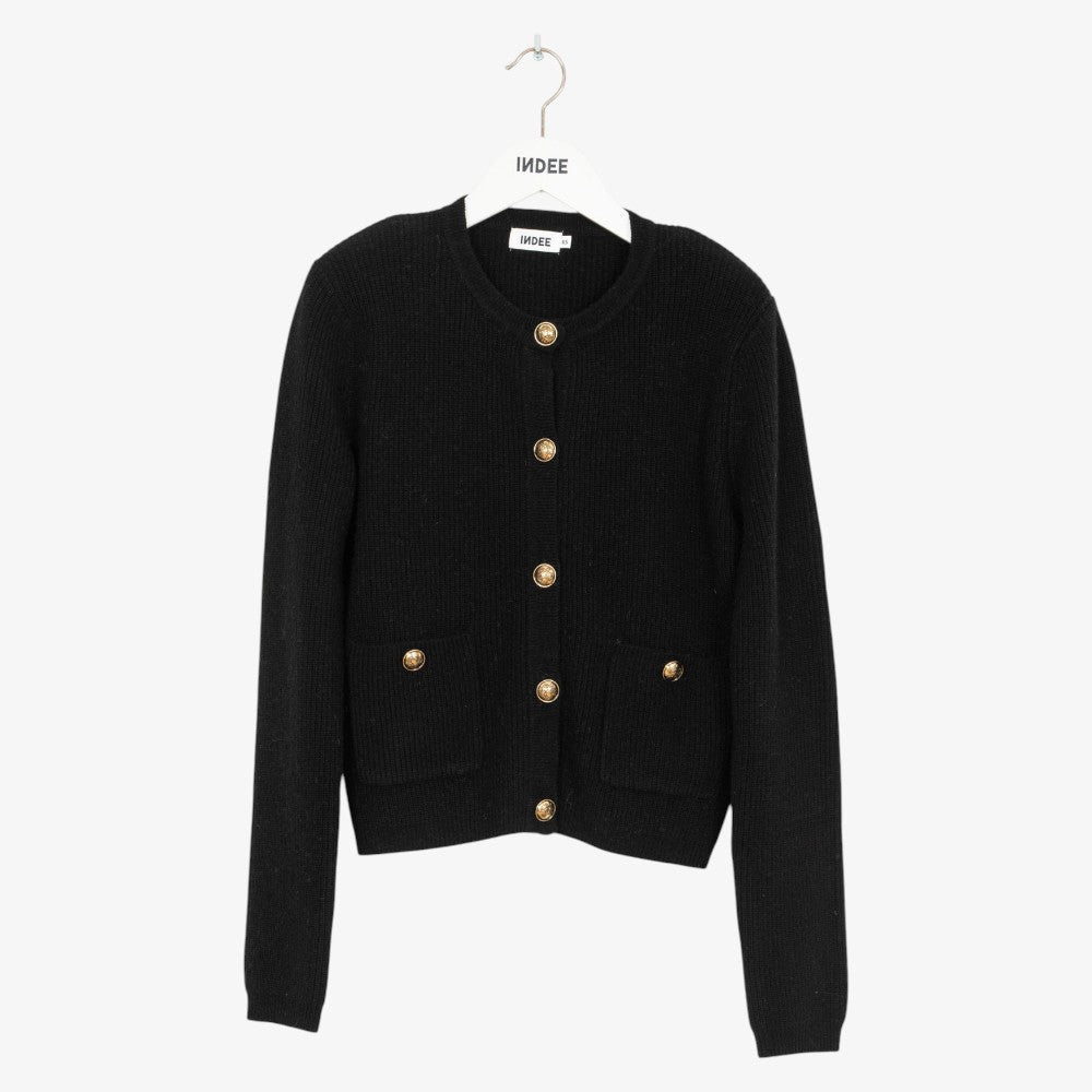 Tours Cardigan - Black