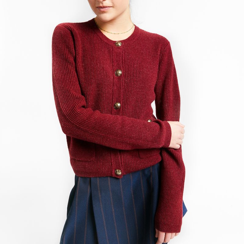 Tours Cardigan - Merlot